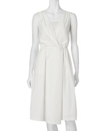 MERCURYDUO | 【LUX】 タイプライターカシュクールワンピース(ワンピース/ドレス)