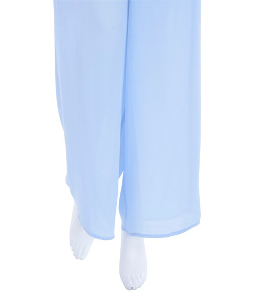 merry jenny（メリージェニー）の「オープンカラーオールインワン（オールインワン・サロペット・レディース・オフホワイト/ブラック/アイスブルー）」の13枚目の写真