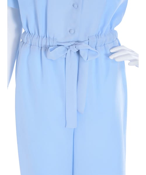 merry jenny（メリージェニー）の「オープンカラーオールインワン（オールインワン・サロペット・レディース・オフホワイト/ブラック/アイスブルー）」の11枚目の写真