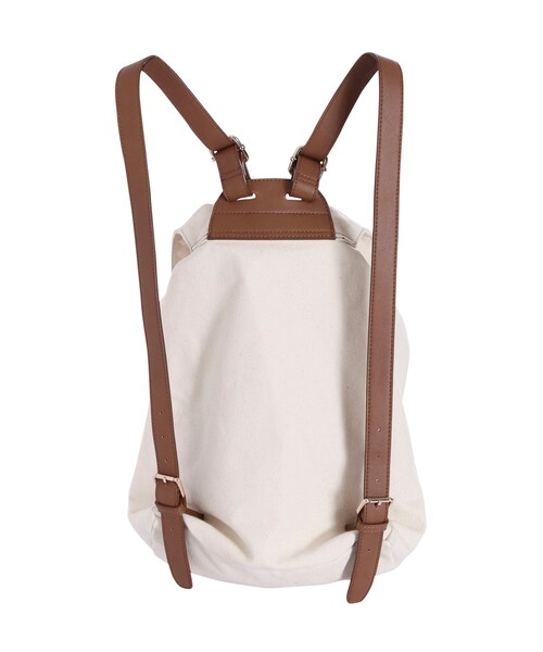 Ungrid（アングリッド）の「キャンバスリュックサック（バッグ・レディース・オフホワイト/カーキ・F）」の7枚目の写真