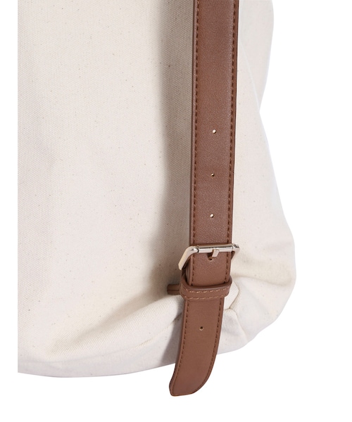 Ungrid（アングリッド）の「キャンバスリュックサック（バッグ・レディース・オフホワイト/カーキ・F）」の9枚目の写真