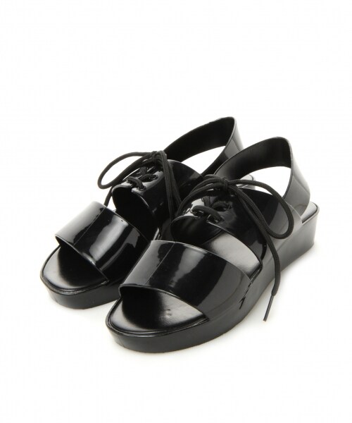 LEPSIM（レプシィム）の「【雨の日にもOK！レインサンダル！】レインレースＵＰサンダル（シューズ・レディース・ホワイト05/ブラック09/ブルー85・Ｍ(23-23.5)/Ｌ(24-24.5)）」の4枚目の写真