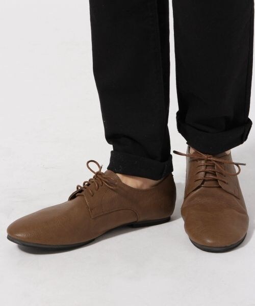 RAGEBLUE（レイジブルー）の「【先行予約】フラットシューズ（シューズ・メンズ・ホワイト02/ブラック09/ブラウン58・Ｍ/Ｌ）」の6枚目の写真