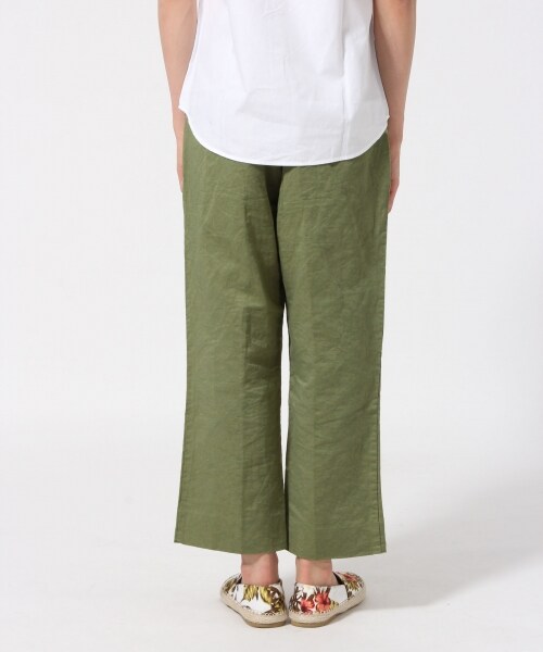 RAGEBLUE（レイジブルー）の「【先行予約】コットンリネンワイドアンクルパンツ（パンツ・メンズ・ブラック09/オリーブ78・Ｍ/Ｌ）」の4枚目の写真