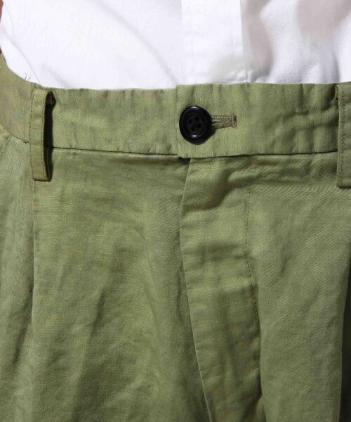RAGEBLUE（レイジブルー）の「【先行予約】コットンリネンワイドアンクルパンツ（パンツ・メンズ・ブラック09/オリーブ78・Ｍ/Ｌ）」の5枚目の写真
