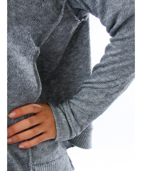 HEAVEN and Earth(ヘブンアンドアース)の「アシメオフショルPO(トップス・レディース・GRY/WIN/BLK・M)」の9枚目の写真