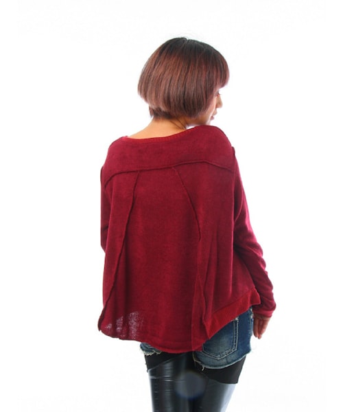 HEAVEN and Earth(ヘブンアンドアース)の「アシメオフショルPO(トップス・レディース・GRY/WIN/BLK・M)」の14枚目の写真