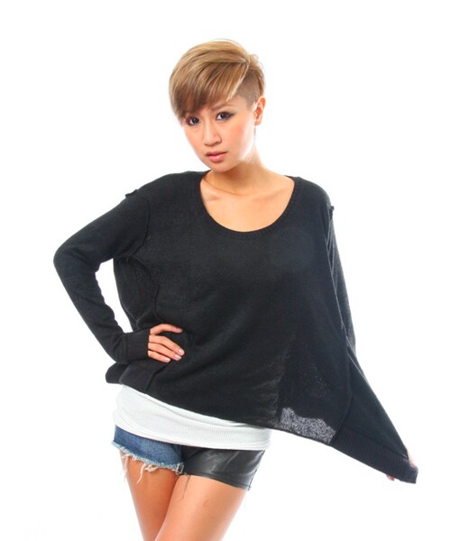 HEAVEN and Earth(ヘブンアンドアース)の「アシメオフショルPO(トップス・レディース・GRY/WIN/BLK・M)」の11枚目の写真