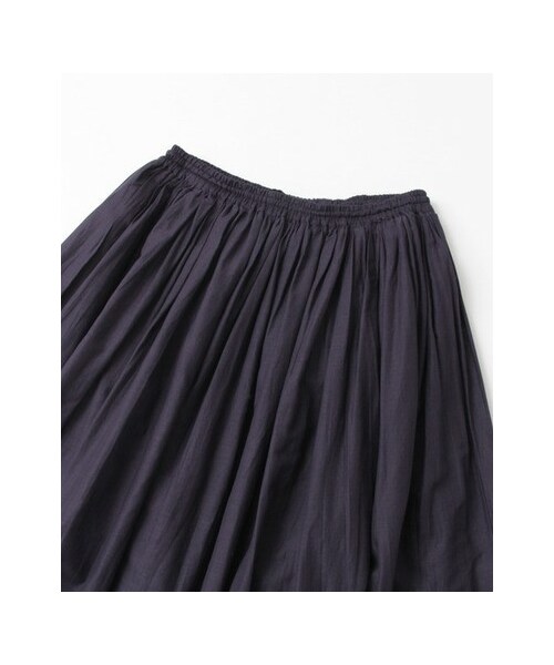 URBAN RESEARCH DOORS(アーバンリサーチドアーズ)の「コットンギャザーロングスカート(スカート・レディース・LIGHT GRAY/BEIGE/GREEN/NAVY・one)」の15枚目の写真