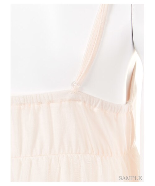 gelato pique(ジェラートピケ)の「ドットチュールドレス(ワンピース gelato pique(ジェラートピケ)の「ドットチュールドレス(ワンピース