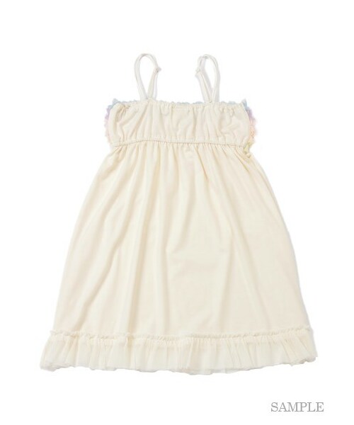 【Fashion Kids❤️】ジェラートピケ❤︎モダールリボンドレス gelato pique Baby＆Kids（ジェラートピケ ベイビーアンドキッズ