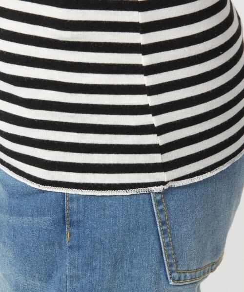 GLOBAL WORK（グローバルワーク）の「【涼感/吸水加工】Cファインタンクトップ（トップス・レディース・ホワイト05/ブラック09/ボーダー10/グレー15・Ｓ/Ｍ/Ｌ）」の9枚目の写真