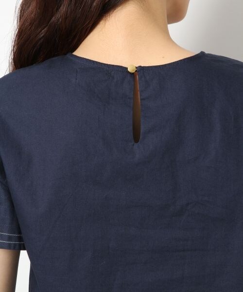 A part by（アパートバイ）の「ＣローンソデフレアＳＳブラウス（トップス・レディース・ホワイト　05/カーキ　78/ネイビー　88・Ｍ/Ｌ）」の13枚目の写真