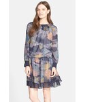 See by Chloe | See by Chloé Tree Print Long Sleeve Blouson Dress(One piece dress)