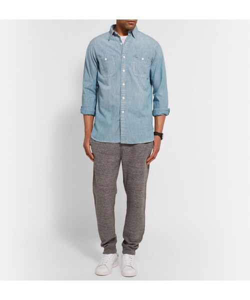 POLO RALPH LAUREN(ポロ ラルフ ローレン)の「Polo Ralph Lauren Slim-Fit Cotton-Chambray Shirt(シャツ/ブラウス・メンズ・Blue・XL/S/M/L/XXL)」の7枚目の写真
