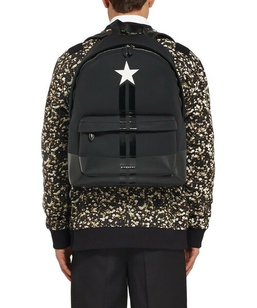 Givenchy（ジバンシィ）の「Givenchy StripeTrimmed Neoprene Backpack（その他ベビー用品