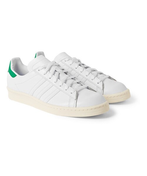 adidas originals leather low sneakers