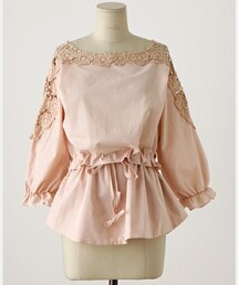 imvely | flower ロマンチック刺繍ブラウス(シャツ/ブラウス)