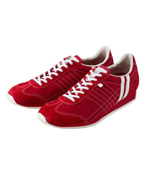 PATRICK(パトリック)の「IRIS-CN(アイリス・コーデュラナイロン)_RED(スニーカー・メンズ・RED・35(22.5cm)/36(23.0cm)/37(23.5cm)/38(24.0cm)/39(24.5cm)/40(25.0cm)/41(26.0cm)/42(26.5cm)/43(27.0cm)/44(27.5cm)/45(28.0cm))」の1枚目の写真