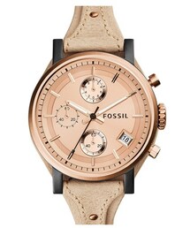 FOSSIL | Fossil 'Original Boyfriend' Chronograph Leather Strap Watch, 38mm(アナログ腕時計)