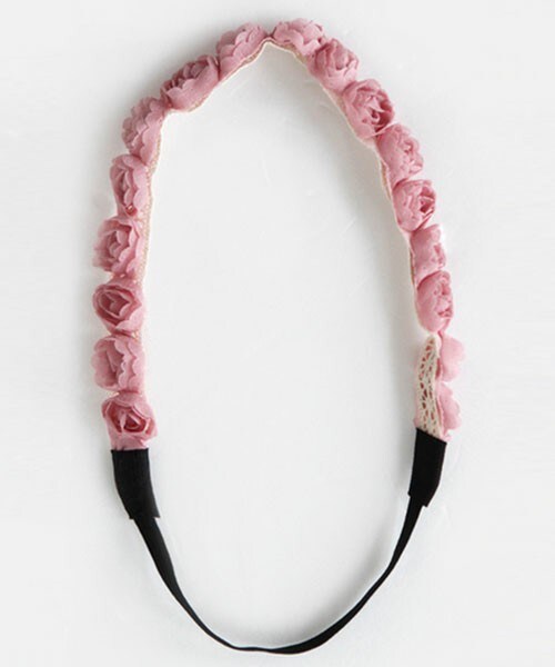DHOLIC（ディーホリック）の「フラワーヘアバンド（ヘアバンド・レディース・イエローA/ホワイトE/アイボリーD/スカイブルーA/ピンクA/ライトベージュB/ライトベージュC/ベージュE・FREE）」の8枚目の写真