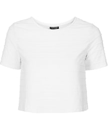 TOPSHOP | 3d Cropped Scallop Tee(Tシャツ/カットソー)