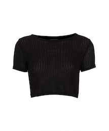 TOPSHOP | Skinny rib crop tee(Tシャツ/カットソー)