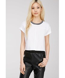 FOREVER 21 | FOREVER 21 Striped Crew Neck Tee(Tシャツ/カットソー)