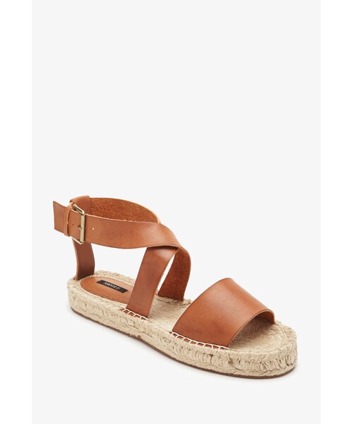 FOREVER 21(フォーエバー トゥエンティーワン)の「FOREVER 21 Faux Leather Espadrille Sandals(サンダル・レディース・Black/Camel/Cream・8/10/9/7/6)」の11枚目の写真