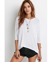 FOREVER 21 | FOREVER 21 Drop-Sleeved Poncho Top(Tシャツ/カットソー)