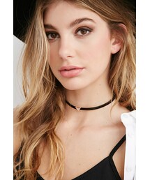 FOREVER 21 | FOREVER 21 Faux Leather Triangle Choker(ネックレス)