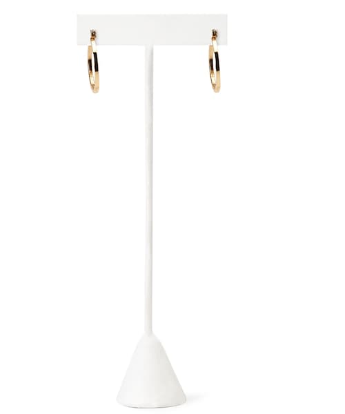 FOREVER 21（フォーエバー トゥエンティーワン）の「FOREVER 21 Graduated Twisted Hoop Set（ピアス（両耳用）・レディース・Gold・One size）」の4枚目の写真