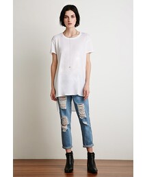 FOREVER 21 | FOREVER 21 Longline Cutout-Back Tee(Tシャツ/カットソー)