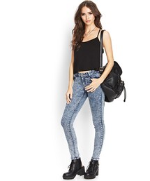 FOREVER 21 | FOREVER 21 Acid Wash Skinny Jeans(デニムパンツ)