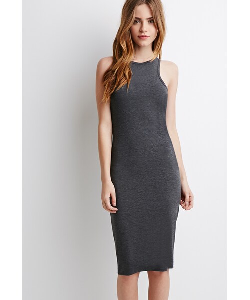 Forever 21 フォーエバー トゥエンティーワン の Forever 21 Classic Stretch Knit Midi Dress ワンピース Wear