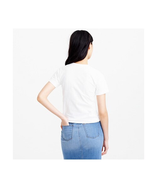 COMME des GARCONS（コムデギャルソン）の「PLAY Comme des Garcons® red heart tee（Tシャツ/カットソー・レディース・white・MEDIUM/SMALL/LARGE）」の3枚目の写真