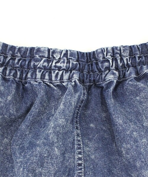 RNA（アールエヌエー）の「＜予約＞デニムイージーハーフパンツ（パンツ・レディース・インディゴケミカル/インディゴブルー・M）」の12枚目の写真