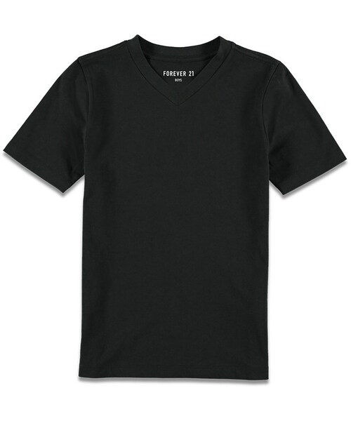 FOREVER 21（フォーエバー トゥエンティーワン）の「boys Basic V-Neck Tee (Kids)（Tシャツ/カットソー・キッズ・Black/White/Light blue/Sea green・13/14/5/6/7/8/9/10/11/12）」の8枚目の写真