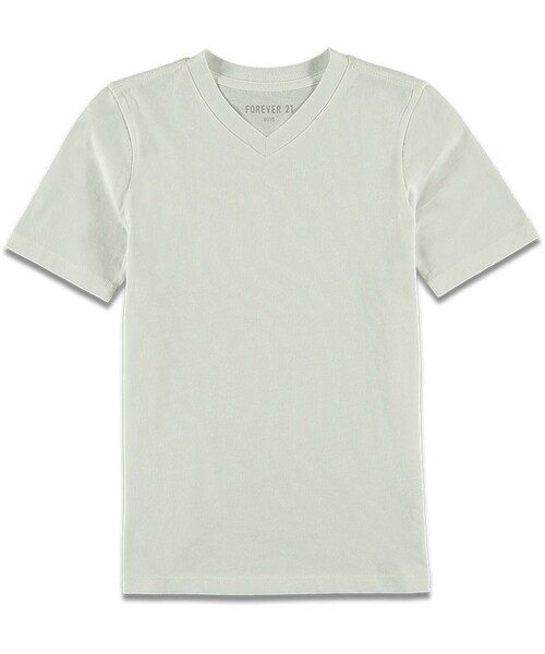 FOREVER 21（フォーエバー トゥエンティーワン）の「boys Basic V-Neck Tee (Kids)（Tシャツ/カットソー・キッズ・Black/White/Light blue/Sea green・13/14/5/6/7/8/9/10/11/12）」の11枚目の写真