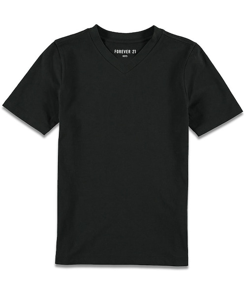 FOREVER 21（フォーエバー トゥエンティーワン）の「boys Basic V-Neck Tee (Kids)（Tシャツ/カットソー・キッズ・Black/White/Light blue/Sea green・13/14/5/6/7/8/9/10/11/12）」の13枚目の写真