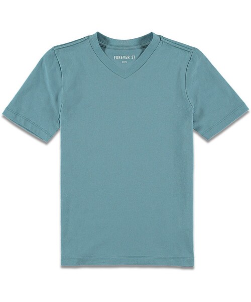 FOREVER 21（フォーエバー トゥエンティーワン）の「boys Basic V-Neck Tee (Kids)（Tシャツ/カットソー・キッズ・Black/White/Light blue/Sea green・13/14/5/6/7/8/9/10/11/12）」の9枚目の写真