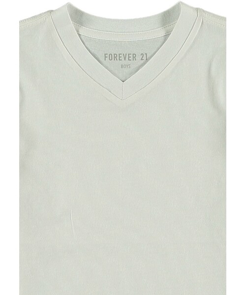 FOREVER 21（フォーエバー トゥエンティーワン）の「boys Basic V-Neck Tee (Kids)（Tシャツ/カットソー・キッズ・Black/White/Light blue/Sea green・13/14/5/6/7/8/9/10/11/12）」の12枚目の写真
