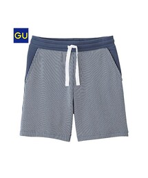 ストライプ柄ハーフパンツ ダークグレー S/M a13_UjkhtyY.jpg