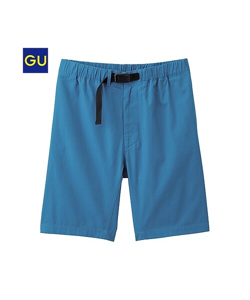 GU（ジーユー）の「（GU）コットンイージーショーツ（MEN ⁄ ハーフパンツ・メンズ・RED/OLIVE/BLACK/YELLOW/BLUE/BEIGE/NAVY・M/L/XL/S）」の5枚目の写真