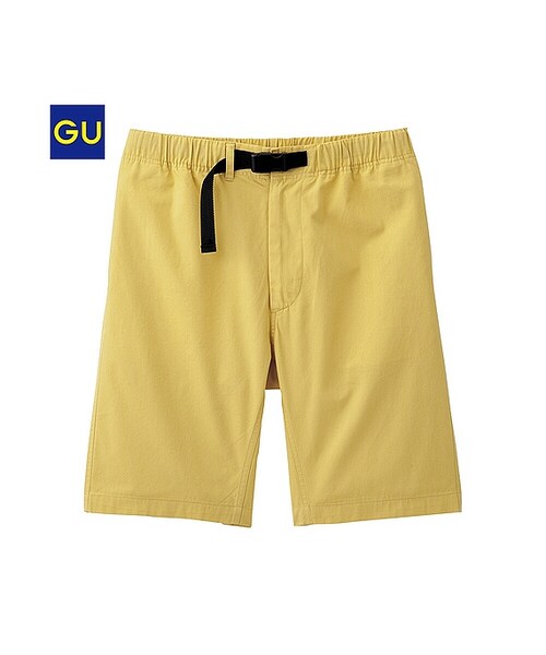 GU（ジーユー）の「（GU）コットンイージーショーツ（MEN ⁄ ハーフパンツ・メンズ・RED/OLIVE/BLACK/YELLOW/BLUE/BEIGE/NAVY・M/L/XL/S）」の7枚目の写真