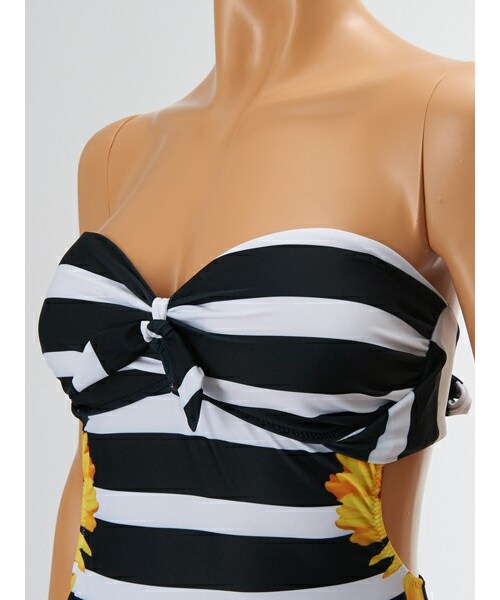 épine】ベアトップ White チューブトップ カップ付き