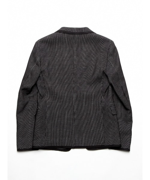 5351 POUR LES HOMMES（ゴーサンゴーイチプールオム）の「ワッフルクロスドビーノッチ1BSJK（ジャケット/アウター・メンズ・オフホワイト/ブラック・44/46/48/50）」の4枚目の写真