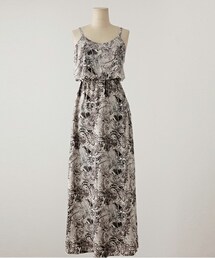 imvely | フリルペイズリーマキシ丈ワンピース(ワンピース)