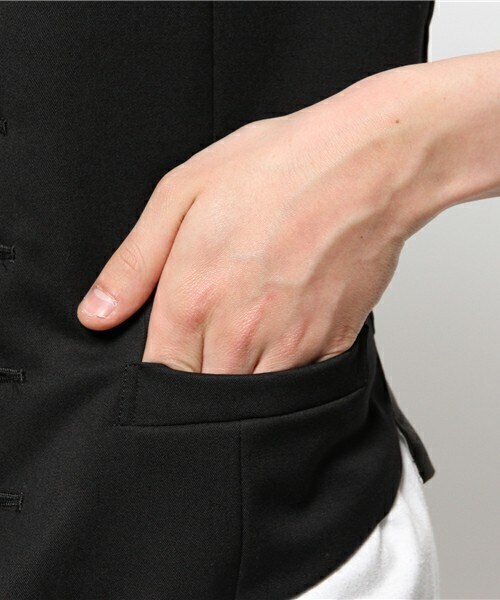 JOHN LAWRENCE SULLIVAN（ジョンローレンスサリバン）の「JOHN LAWRENCE SULLIVAN ベスト（ベスト・メンズ・ダークグレー/ブラック・38/36）」の8枚目の写真