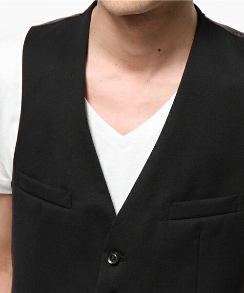 JOHN LAWRENCE SULLIVAN（ジョンローレンスサリバン）の「JOHN LAWRENCE SULLIVAN ベスト（ベスト・メンズ・ダークグレー/ブラック・38/36）」の7枚目の写真